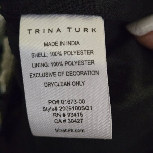 Trina Turk NWT Zebra Print Fully Sequined Designer Top Size XS - Picture 7 of 7